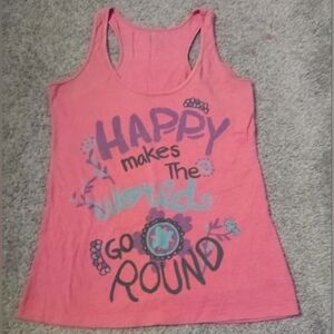 Happy makes the world go round